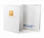 Custom 1 Color Foil-Stamped Pocket Folder-Standard White Paper