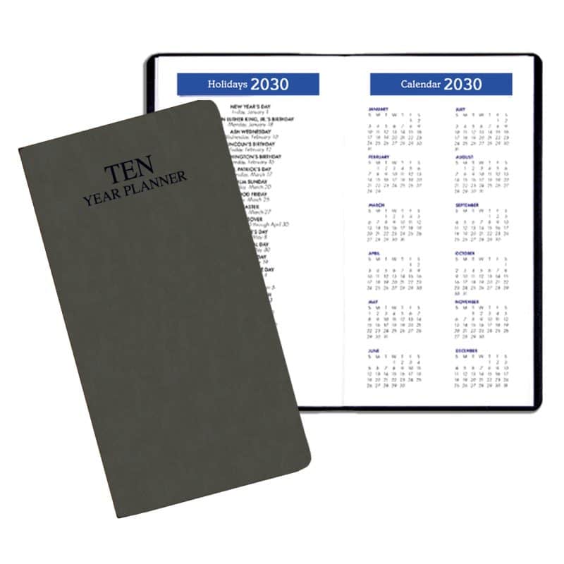 Custom 10 Year Reference Calendar w/ Canyon Cover - 1