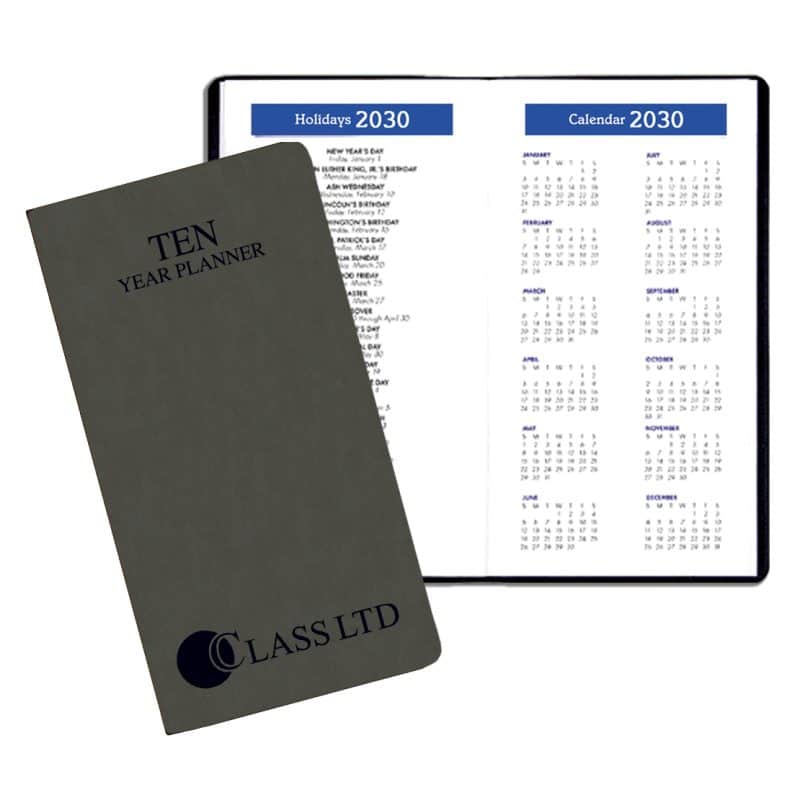 Custom 10 Year Reference Calendar w/ Canyon Cover