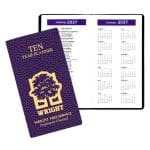 Custom 10 Year Reference Calendar w/ Cobblestone Cover