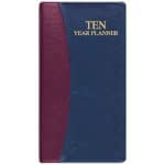 Custom 10 Year Reference Planner w/ Carriage Vinyl Cover - 4
