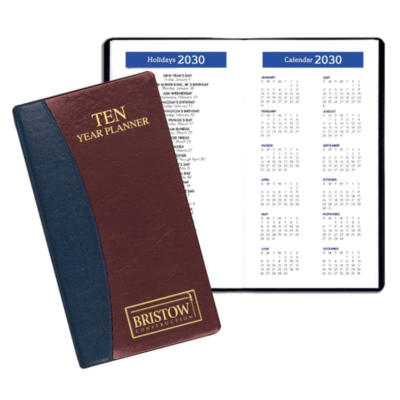 Custom 10 Year Reference Planner w/ Carriage Vinyl Cover
