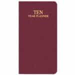 Custom 10 Year Reference Planner w/ Shimmer Cover - 2
