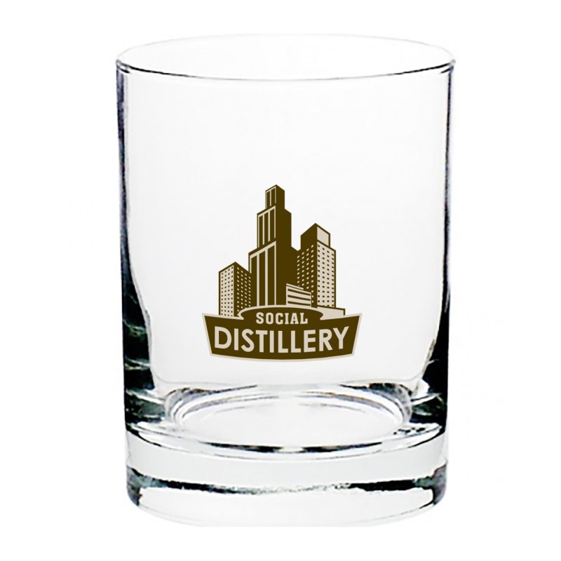 Custom 13.5 oz. Libbey ® Heavy Base Whiskey Rocks Glasses - 4
