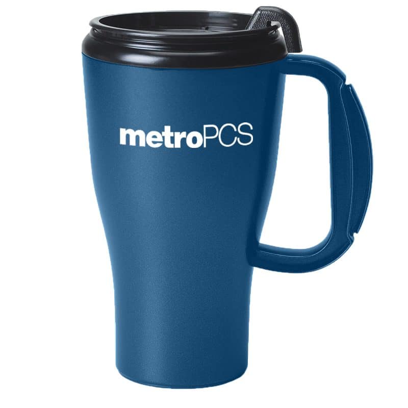 Custom 16 Oz. Omega Mug With Slider Lid - 3