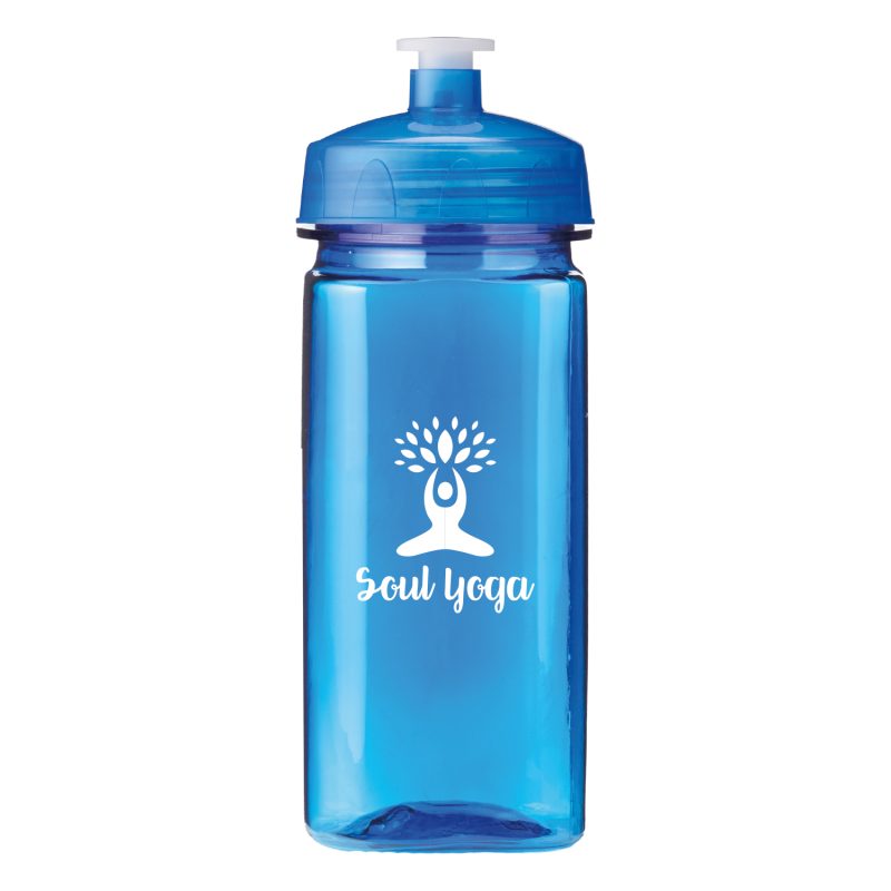 Custom 16 Oz. PolySure™ Squared Up Sports Water Bottle - 7