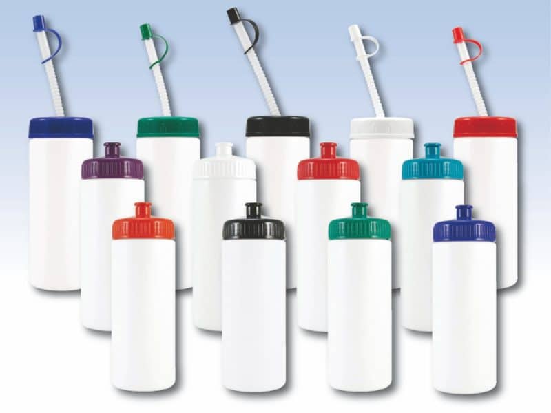 Custom 16 Oz. White Sports Bottle - 1