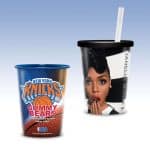 Custom 17 oz-Reusable Clear Plastic Cups