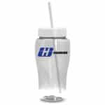 Custom 18 Oz. Pure-Poly Junior Sports Bottle w/Straw Lid - 6