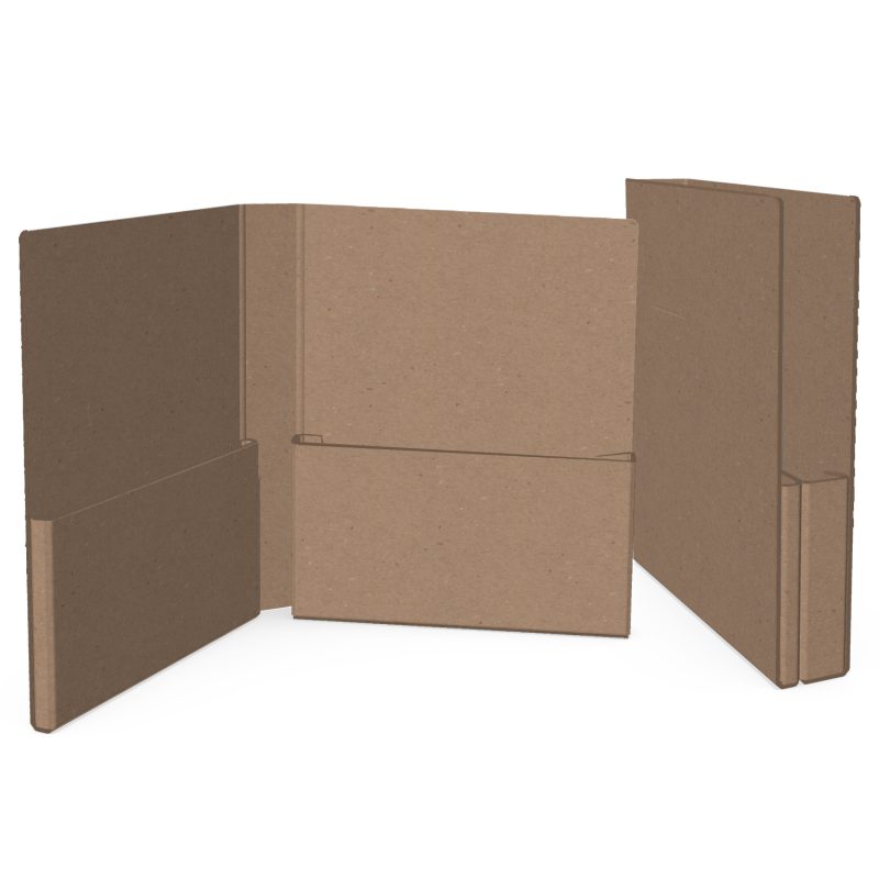 Custom 2-Pocket Portfolio Folder (9.75"x11.5"x1.875") - 9