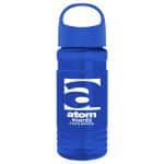 Custom 20 Oz. Transparent Sports Bottle w/Oval Crest Lid