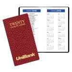 Custom 20 Year Reference Calendar w/ Cobblestone Cover