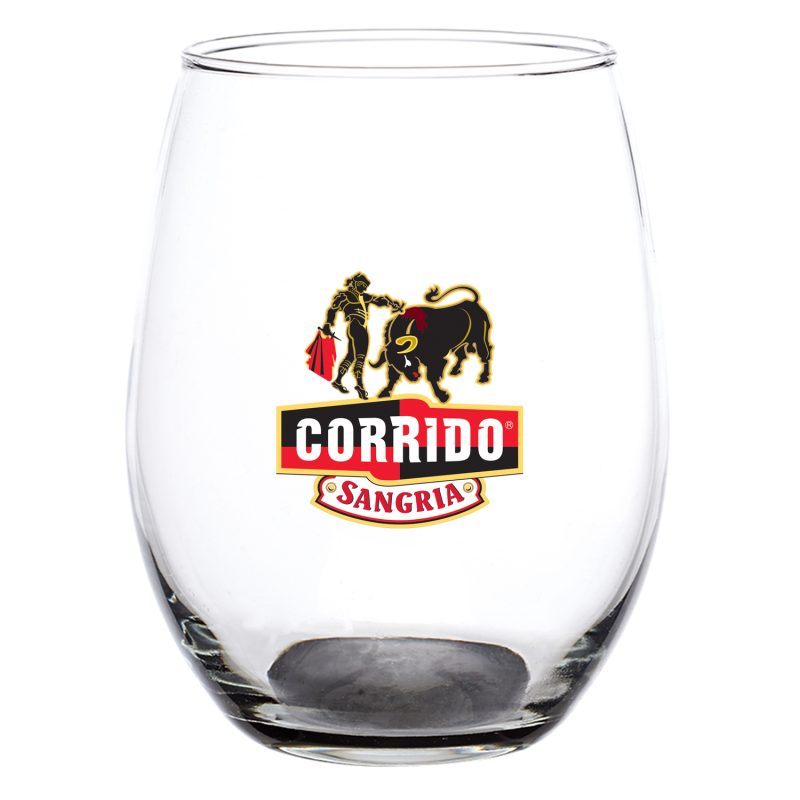 Custom 21 oz. ARC Stemless Wine Glasses - 2
