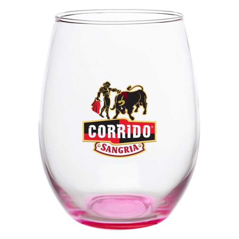 Custom 21 oz. ARC Stemless Wine Glasses - 6