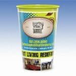 Custom 22 oz-Reusable Clear Plastic Cups