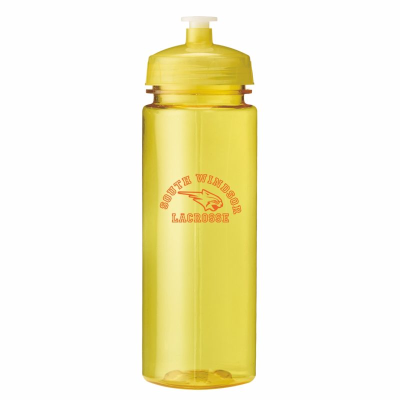 Custom 24 Oz. PolySure™ Trinity Plastic Water Bottle - 4