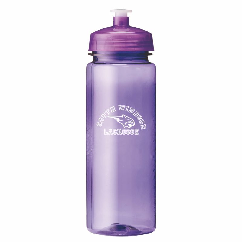 Custom 24 Oz. PolySure™ Trinity Plastic Water Bottle - 8