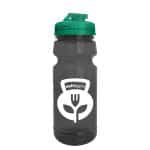 Custom 24 oz. UpCycle Sports bottle with USA Flip lid - 3