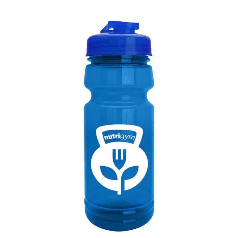 Custom 24 oz. UpCycle Sports bottle with USA Flip lid - 5