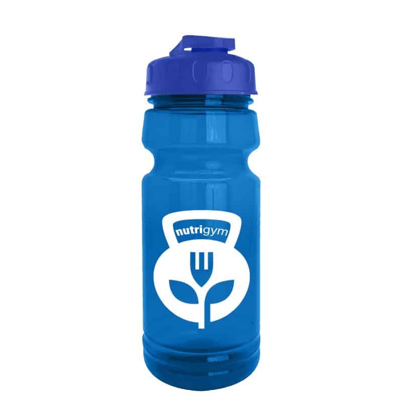 Custom 24 oz. UpCycle Sports bottle with USA Flip lid - 6