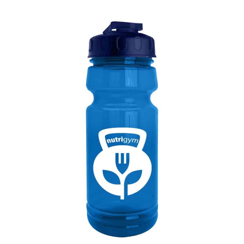 Custom 24 oz. UpCycle Sports bottle with USA Flip lid - 7