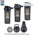 Custom 27 Oz U.S.A. Made Protein Sport Shaker Bottle