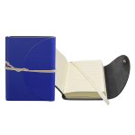 Custom 3" x 4" Leather Perfect Flap Book Bound Journal - 2