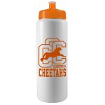 Custom 32 Oz. Sports Quart Bottle w/Push Pull Cap (White Or Frost) - 7