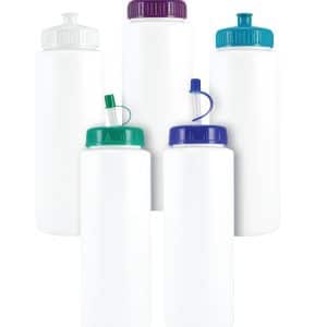 Custom 32 Oz. White Sports Bottle