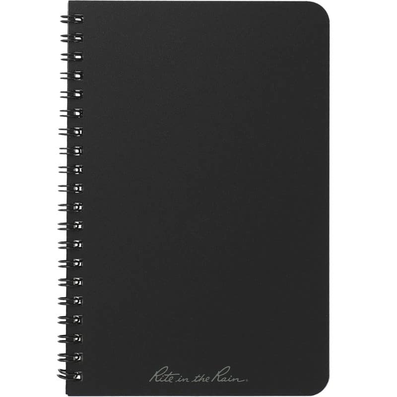 Custom 4.6'' x 7'' Rite in the Rain Side Spiral Notebook - 8