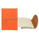 Custom 4.75" x 6.75" Leather Perfect Flap Book Bound Journal - 5