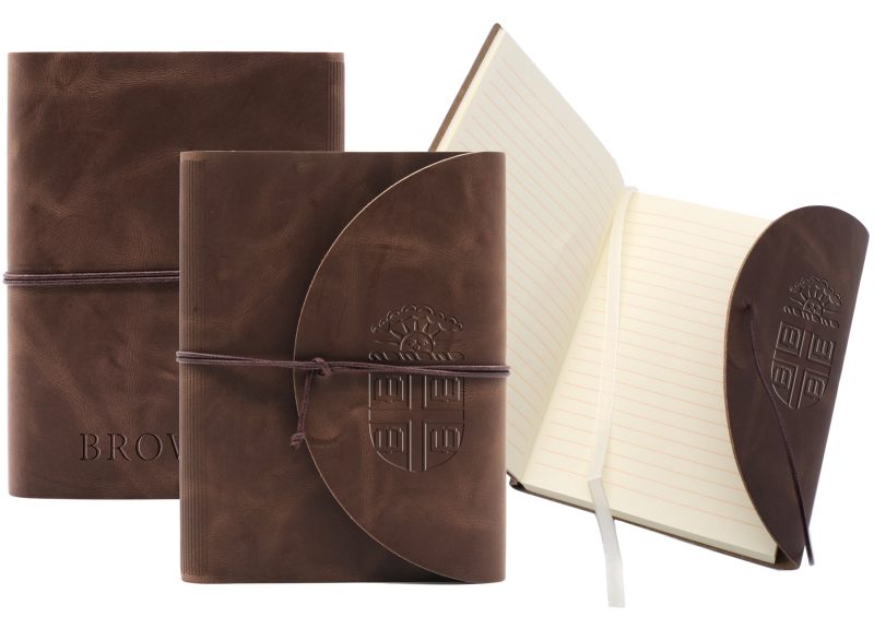 Custom 4.75" x 6.75" Leather Perfect Flap Book Bound Journal
