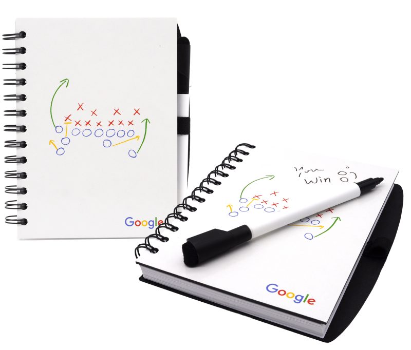 Custom 5" x 7" Dry Erase Spiral Journal - 1