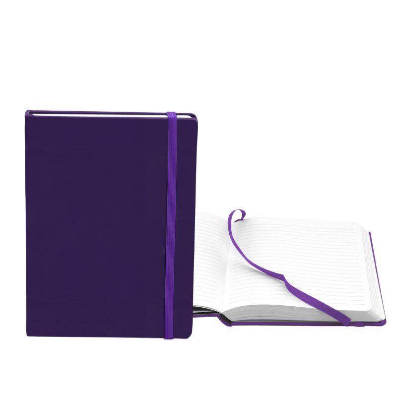 Custom 5" x 7" Everest Senzabrite Faux Leather Hardcover journal - 5