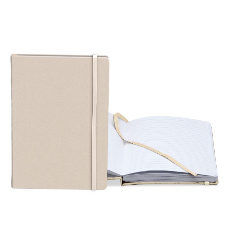 Custom 5" x 7" Everest Senzabrite Faux Leather Hardcover journal - 6
