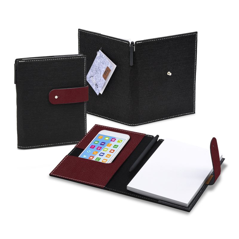 Custom 5" x 7" Feltro Collection Refillable Journal Set - 5