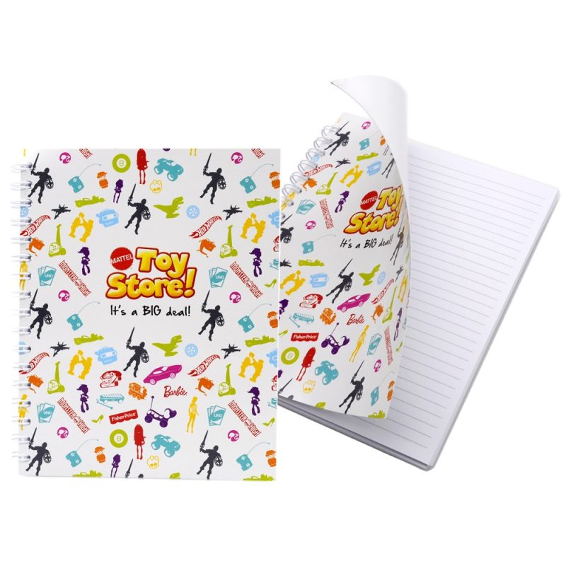 Custom 5" x 7" Full Color Value Spiral Journal - 4