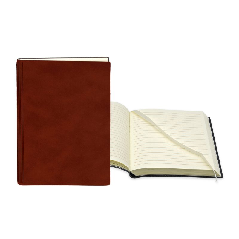 Custom 5" x 7" Leather Bookbound Journal - 6