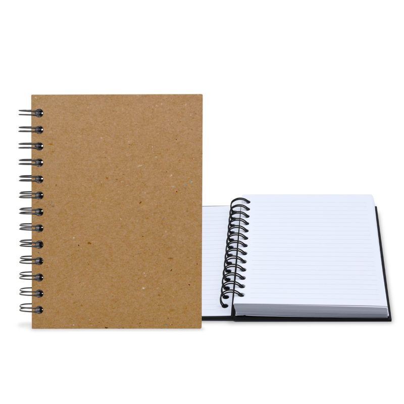 Custom 5" x 7" Recycled Spiral Journal - 1