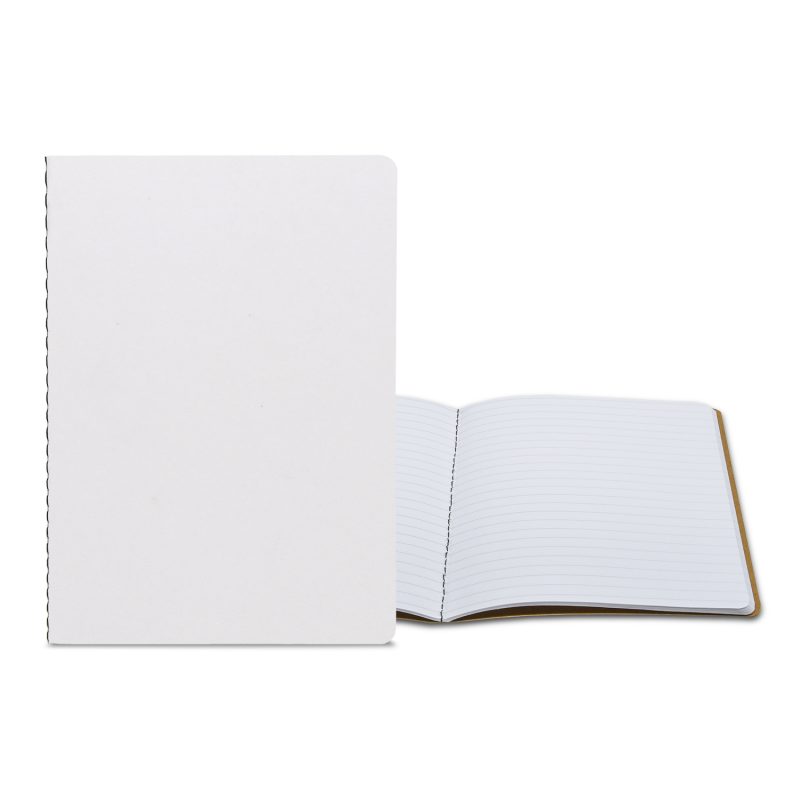 Custom 5" x 7" Set of 3 Full Color Stitched Commuter Journals - 1