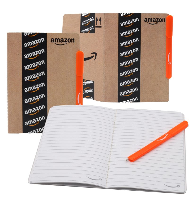 Custom 5" x 7" Set of 3 Full Color Stitched Commuter Journals - 2