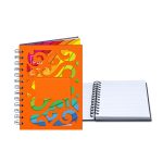 Custom 5" x 7" Venetian Curves Spiral Leather Journal - 3