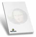 Custom 50-Sheet Non-Adhesive Scratch Pad (3 1/2"x8 3 1/2")