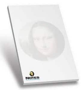 Custom 50-Sheet Non-Adhesive Scratch Pad (4"x6")