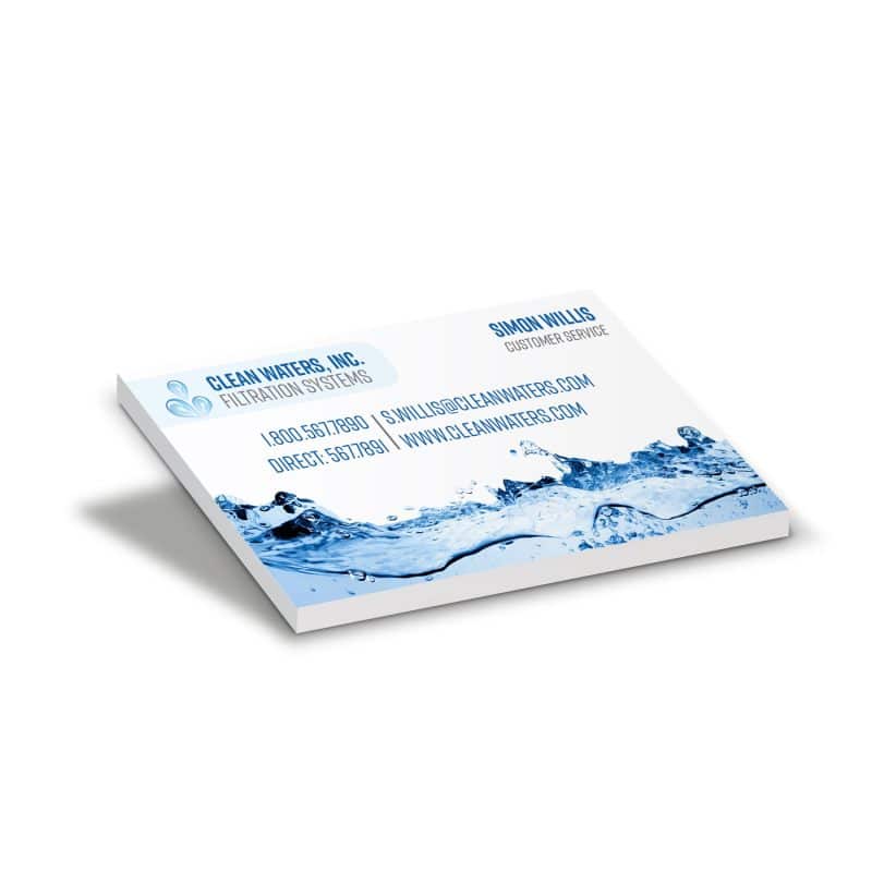 Custom 50-Sheet Stik-Withit® Adhesive Notepad (3 1/2"x2")