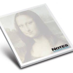 Custom 50- Sheet Stik-Withit® Adhesive Notepad w/ Pastel Paper (5"x8")