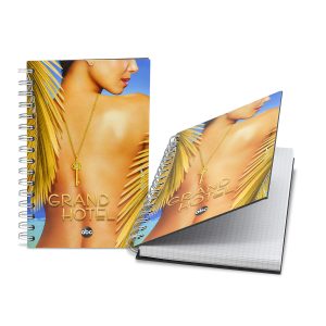 Custom 5.25" x 8.25" Full Color Laminated Spiral Journal