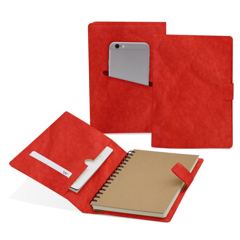 Custom 5.25" x 8.25" Paperzen Refillable Spiral Journal - 1