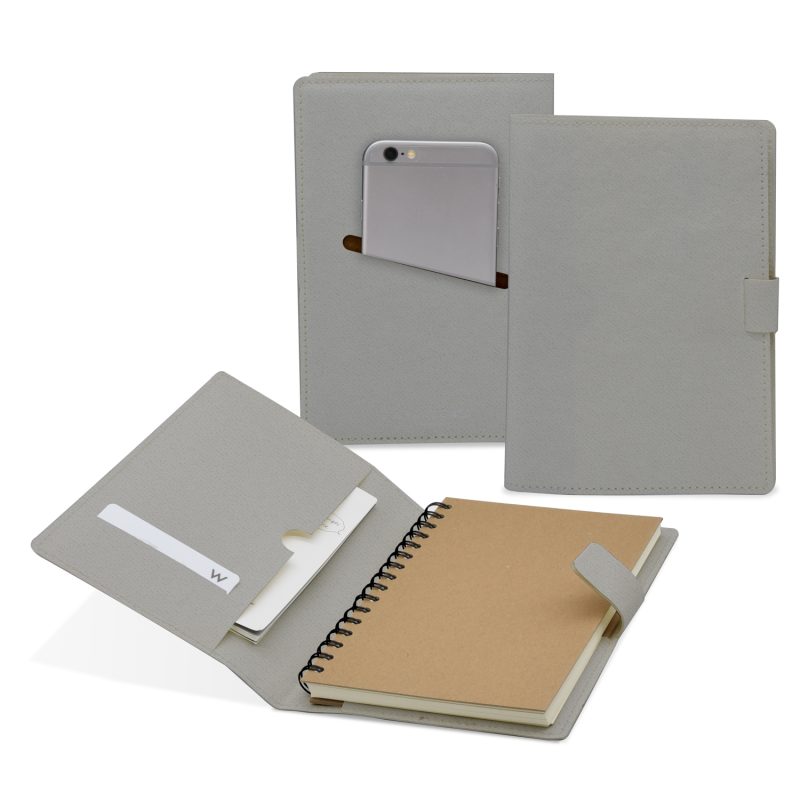 Custom 5.25" x 8.25" Paperzen Refillable Spiral Journal - 2