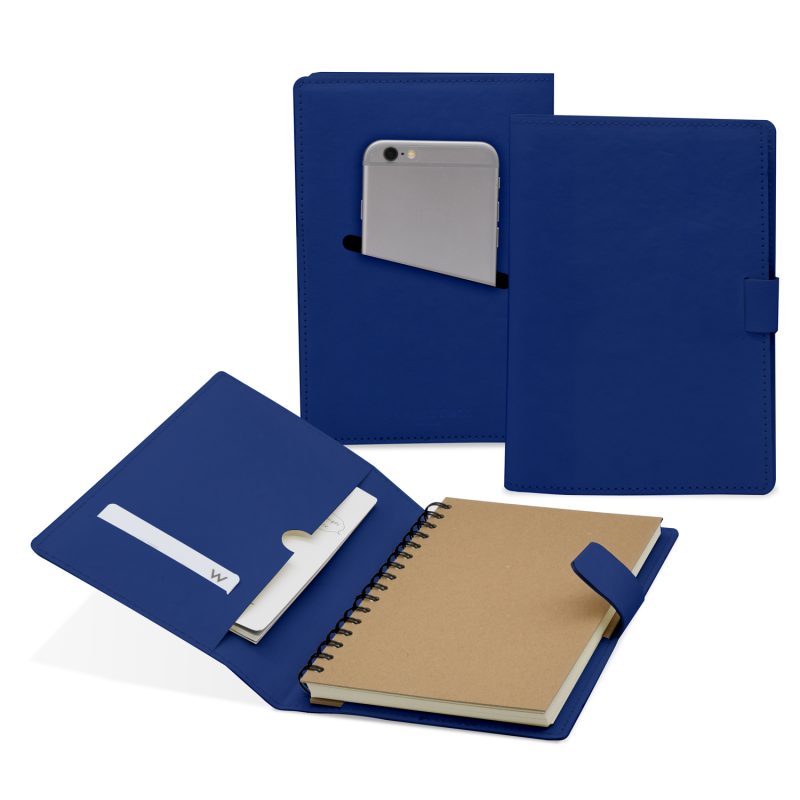 Custom 5.25" x 8.25" Paperzen Refillable Spiral Journal - 3
